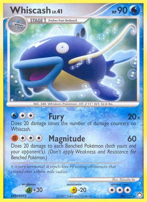 Whiscash 40/123 - Mysterious Treasures - Poke-Collect