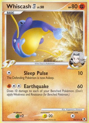 Whiscash E4 54/111 - Rising Rivals Reverse Holofoil - Poke-Collect