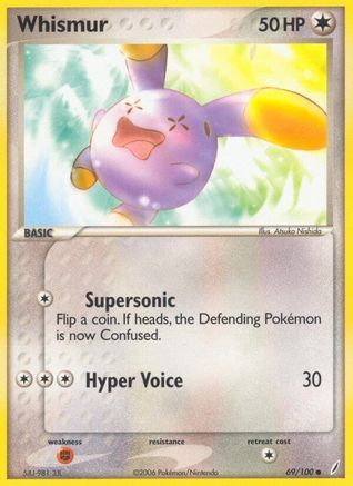 Whismur 69/100 - Crystal Guardians - Poke-Collect