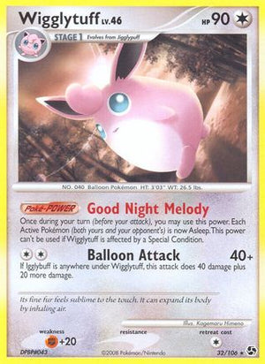 Wigglytuff 32/106 - Great Encounters Reverse Holofoil - Poke-Collect