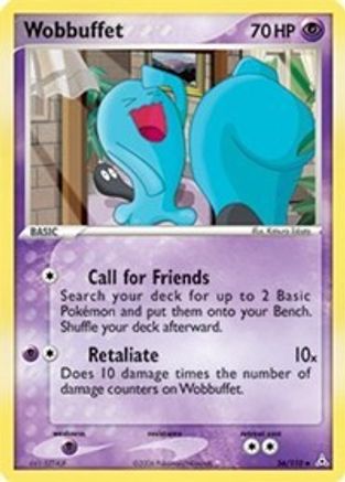 Wobbuffet 56/110 - Holon Phantoms Reverse Holofoil - Poke-Collect