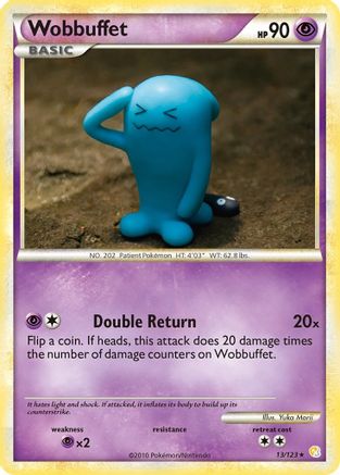Wobbuffet 13/123 - HeartGold & SoulSilver Reverse Holofoil - Poke-Collect