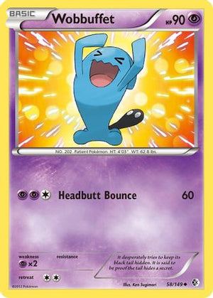 Wobbuffet 58/149 - Boundaries Crossed Reverse Holofoil