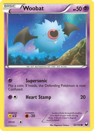 Woobat 50/108 - Dark Explorers Reverse Holofoil - Poke-Collect