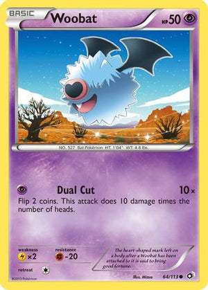 Woobat 64/113 - Legendary Treasures - Poke-Collect