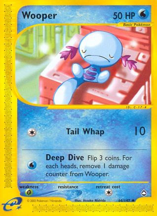 Wooper 66/147 - Aquapolis - Poke-Collect