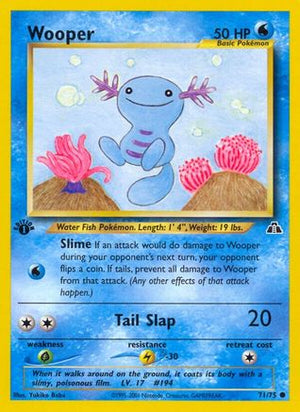 Wooper 71/75 - Neo Discovery 1st Edition - Poke-Collect