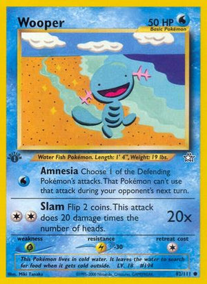 Wooper 82/111 - Neo Genesis Unlimited - Poke-Collect