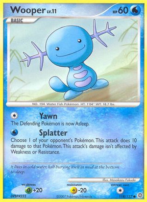 Wooper 118/132 - Secret Wonders - Poke-Collect