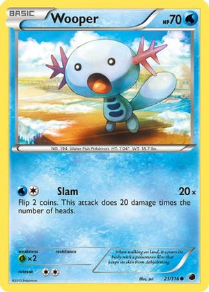 Wooper 21/116 - Plasma Freeze - Poke-Collect