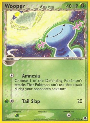 Wooper δ 71/101 - Dragon Frontiers - Poke-Collect