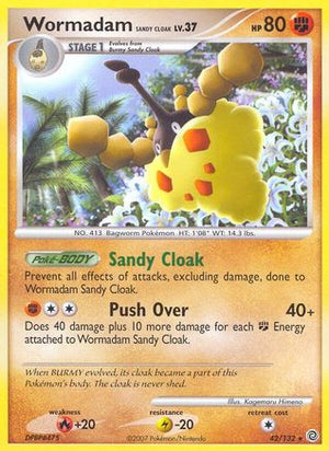 Wormadam Sandy Cloak 42/132 - Secret Wonders Reverse Holofoil - Poke-Collect