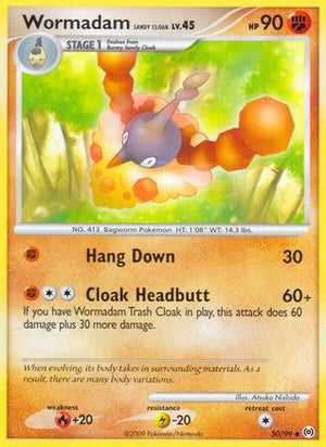 Wormadam Sandy Cloak 50/99 - Arceus Reverse Holofoil