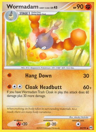 Wormadam Sandy Cloak 50/99 - Arceus - Poke-Collect