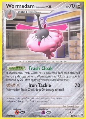 Wormadam Trash Cloak 43/132 - Secret Wonders - Poke-Collect