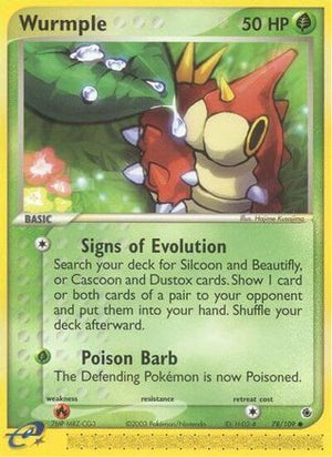 Wurmple 78/109 - Ruby & Sapphire - Poke-Collect