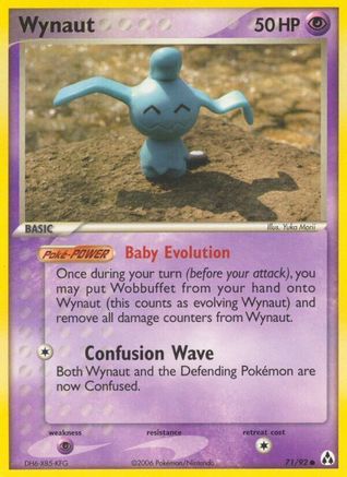 Wynaut 71/92 - Legend Maker Reverse Holofoil - Poke-Collect