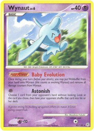 Wynaut 42/130 - Diamond & Pearl - Poke-Collect