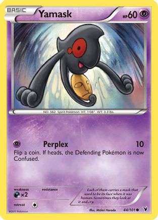 Yamask 44/101 - Noble Victories Reverse Holofoil - Poke-Collect