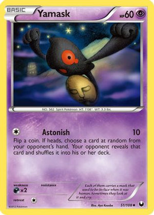 Yamask 51/108 - Dark Explorers Reverse Holofoil - Poke-Collect