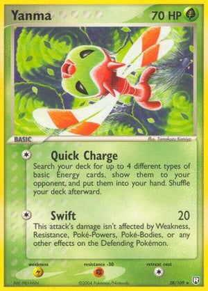 Yanma 28/109 - Team Rocket Returns Reverse Holofoil - Poke-Collect