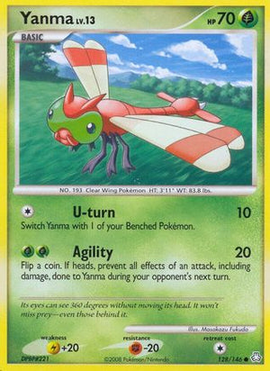Yanma 128/146 - Legends Awakened Reverse Holofoil - Poke-Collect