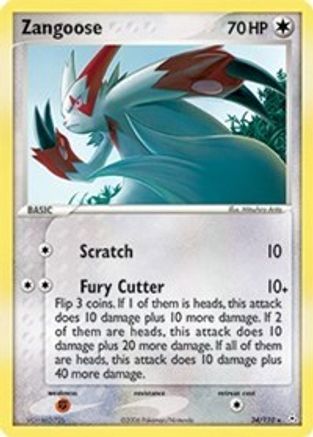 Zangoose 34/110 - Holon Phantoms Reverse Holofoil - Poke-Collect