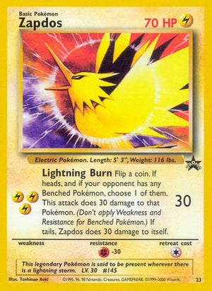 Zapdos 23/53 - Wizards Black Star Promos - Poke-Collect