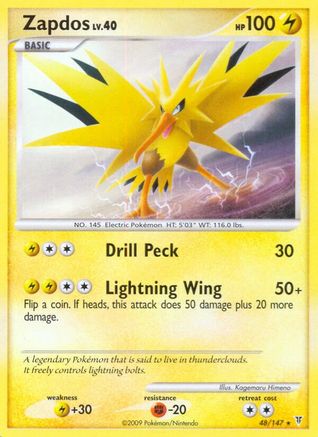Zapdos 48/147 - Supreme Victors Reverse Holofoil - Poke-Collect