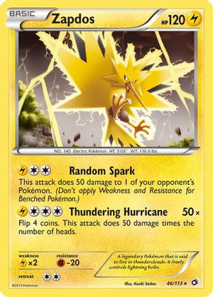 Zapdos 46/113 - Legendary Treasures Holofoil - Poke-Collect