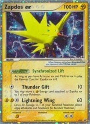 Zapdos ex 33/40 - Nintendo Black Star Promos Holofoil - Poke-Collect