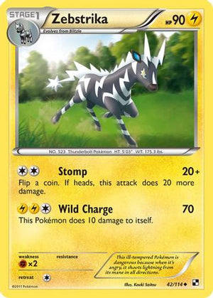 Zebstrika 42/114 - Black & White - Poke-Collect