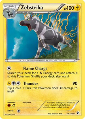 Zebstrika 57/149 - Boundaries Crossed Holofoil - Poke-Collect