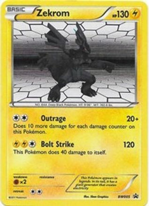 Zekrom BW005/101 - BW Black Star Promos Holofoil - Poke-Collect