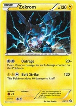 Zekrom BW24/101 - BW Black Star Promos Holofoil - Poke-Collect