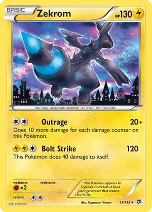 Zekrom 51/113 - Legendary Treasures Reverse Holofoil - Poke-Collect