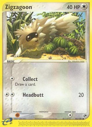 Zigzagoon 85/100 - Sandstorm Reverse Holofoil - Poke-Collect