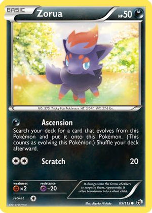 Zorua 89/113 - Legendary Treasures Reverse Holofoil - Poke-Collect