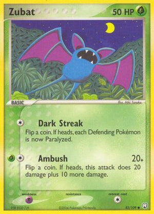 Zubat 82/109 - Team Rocket Returns Reverse Holofoil - Poke-Collect