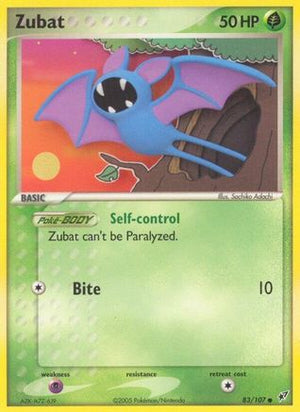 Zubat 83/107 - Deoxys Reverse Holofoil - Poke-Collect
