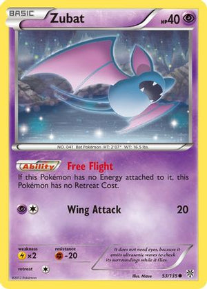 Zubat 53/135 - Plasma Storm - Poke-Collect