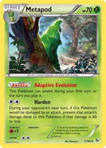 Metapod 2/106 - XY  Flashfire Reverse Holofoil - Poke-Collect