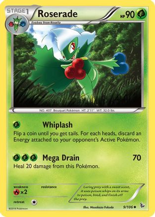 Roserade 9/106 - XY  Flashfire - Poke-Collect