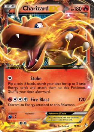 Charizard-EX 11/106 - Flashfire Holofoil - Poke-Collect