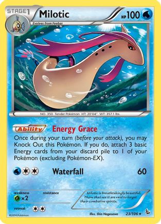 Milotic 23/106 - XY  Flashfire Reverse Holofoil - Poke-Collect