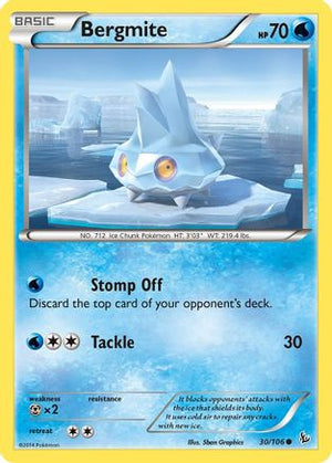 Bergmite 30/106 - Flashfire Reverse Holofoil - Poke-Collect