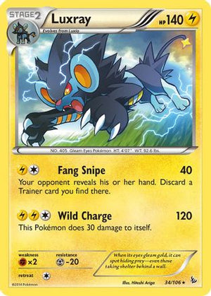 Luxray 34/106 - XY  Flashfire