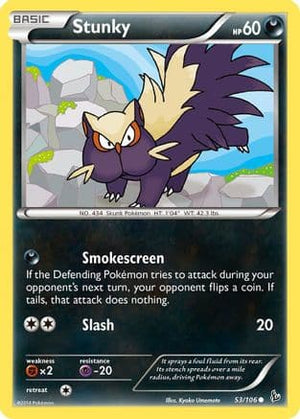 Stunky 53/106 - Flashfire Reverse Holofoil