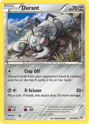 Durant 61/106 - XY  Flashfire - Poke-Collect