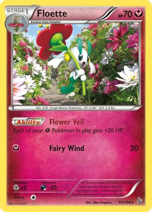 Floette (64) 64/106 - XY  Flashfire Reverse Holofoil - Poke-Collect